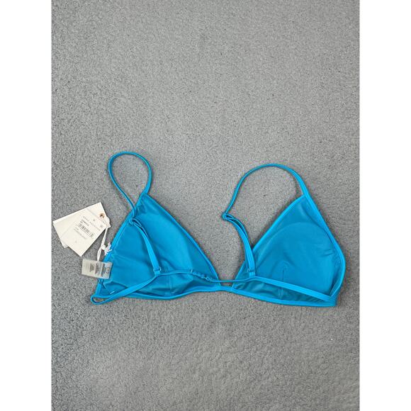 Good American Womens Size 4 / US XL Perfect Fit Bikini Top Atomic Blue NWT - Picture 2 of 10